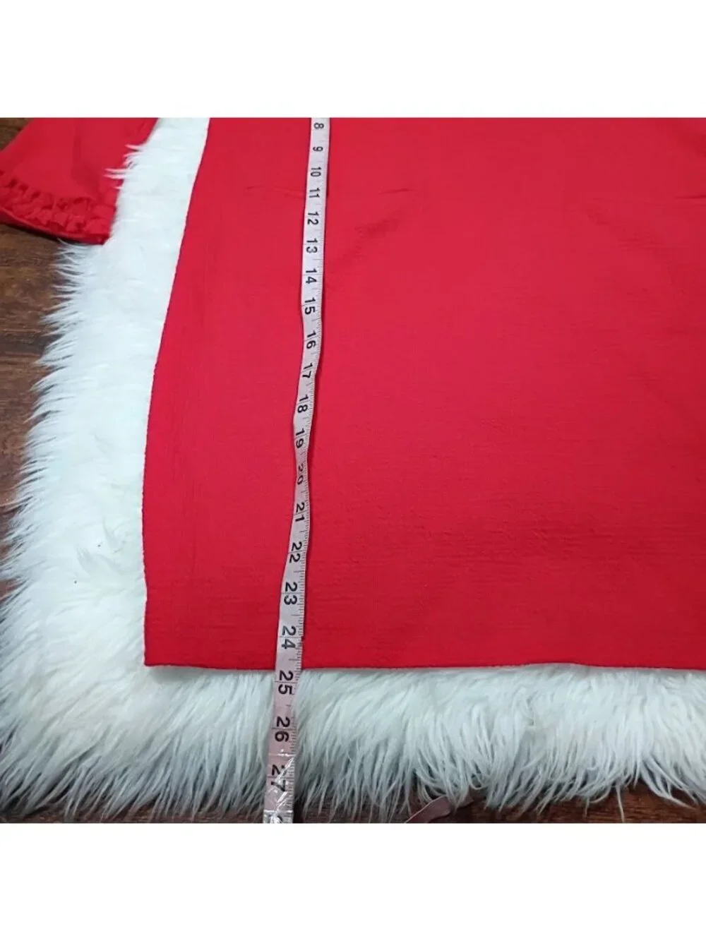 Tabitha Webb Red Shift Dress Womens Size S Long Sleeve Pockets
